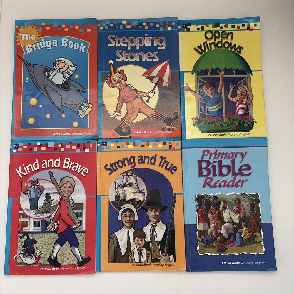 Abeka First 1st Grade Reading Lot of 6 Books Readers Homeschool Christian Set